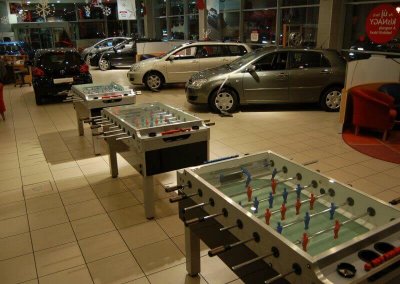 Csocsó asztalok céges évzáró rendezvényre a dolgozóknak - Toyota Super - Budapest